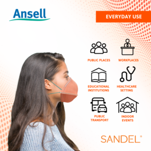 Sandel FFP2 Respiratory Face Masks - Image 3