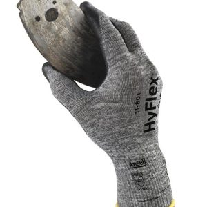 Ansell HyFlex 11-801 Professional Work Gloves, Abrasion Resistant Nitrile Coating with Firm Grip, Multipurpose Protection Gloves, Mechanical and Industrial Safety - Image 3