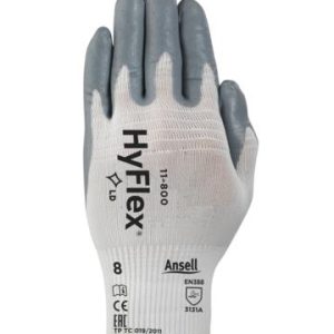 Ansell HyFlex 11-800 Professional Work Gloves, Abrasion Resistant Nitrile Coating with Firm Grip, Multipurpose Protection Gloves, Mechanical and Industrial Safety - Image 3
