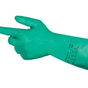 Ansell AlphaTec 37-676 Chemical Resistant Gloves, High-Performance Nitrile Compound, Strong Protection against Acids and Solvents, Food Approved, Industrial Safety Gloves. - Image 3