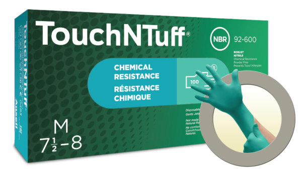TouchNTuff 92-600 Box Front 3D -Box with Glove